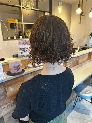 パーマ SOURCE hair space所属・林 南美のヘアスタイル