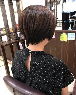 ショート 林 瑠夏のヘアスタイル