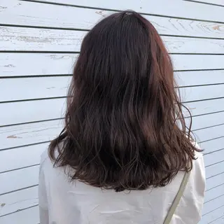 ミディアム カラー CREAPY所属・CREAPY　日向野 利菜のヘアスタイル