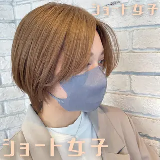 ショート カラー 🌺ウルフカット職人 新垣渚🐺のヘアスタイル