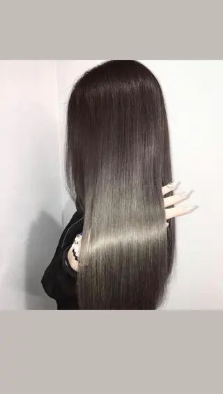 セミロング 阿見 大成のヘアスタイル