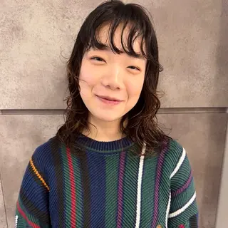 ミディアム パーマ lelu所属・lelu / 佐々木のヘアスタイル