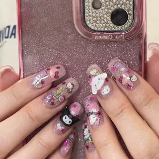 ネイル GO TODAY 吉祥寺Glint所属・うの 韓国ﾈｲﾙ໒꒱⋆⭒˚のネイルデザイン