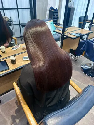 ロング カラー 韓国×髪質改善カラー 💎hinaのヘアスタイル