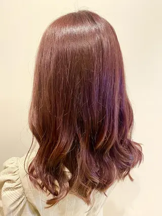 ミディアム カラー 🌹艶髪カラー🌹 津田晴加【西荻窪】のヘアスタイル