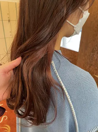 ロング しもかわ かほのヘアスタイル
