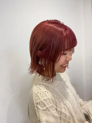ミディアム 大迫 江梨のヘアスタイル