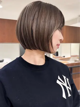 ミディアム ハイライトNo.1☆ ゆうのヘアスタイル
