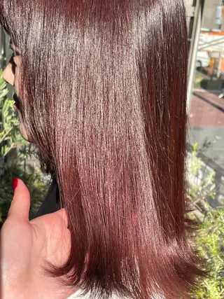 ミディアム 🍒透明感カラー🍒 コトミのヘアスタイル