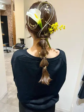 ヘアアレンジ しおり/パーマ/ newi町田のヘアスタイル