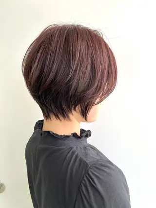 ショート ハイトーン/ダブル カラー/akihoのヘアスタイル