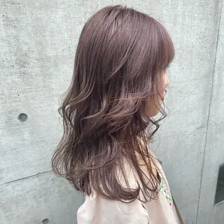 セミロング カラー ヘアアレンジ 海外/ハイトーン🪽 ☯️ami☯️のヘアスタイル