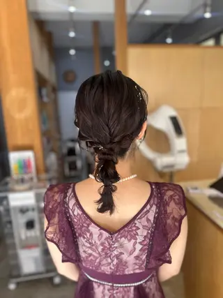 ミディアム miloc MOMOKAのヘアスタイル