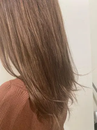 ロング カラー ヘアアレンジ new. kawagoe所属・佐藤 麻衣のヘアスタイル