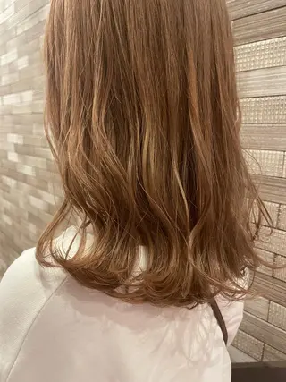セミロング カラー 柔らカラー/デザイン /Shori/店長のヘアスタイル