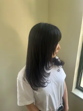 セミロング 柴原 佑果のヘアスタイル