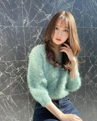 ロング チダアキフミ Ash大森のヘアスタイル