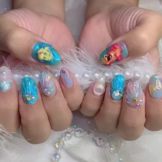 ネイル シェアサロンLei.g(レイジー)所属・3Dアートネイル💗 都築レナのネイルデザイン
