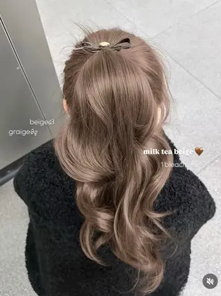 カラー 透ける透明感カラー 🤍anju🪽ྀིのヘアスタイル