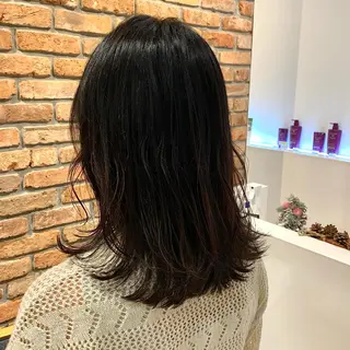 ミディアム 森山 佳小里/カラー /似合わせカットのヘアスタイル