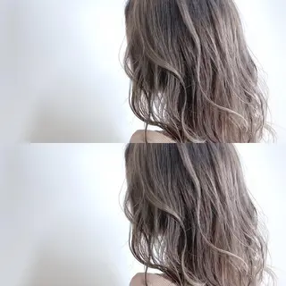 セミロング カラー AI 高田馬場店のヘアスタイル
