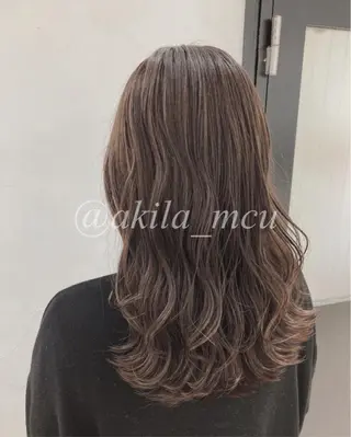 ロング カラー ヘアアレンジ エグチ アキラのヘアスタイル
