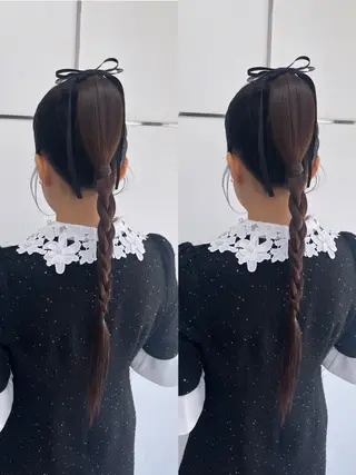 ロング ヘアアレンジ mimi☪️ 艶髪髪質改善/メンズのヘアスタイル