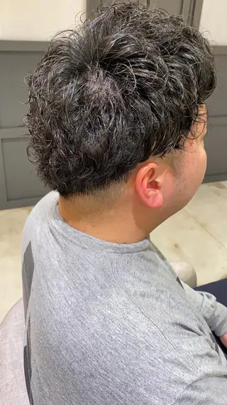 ショート パーマ メンズ CIEL天六店 三上春のヘアスタイル