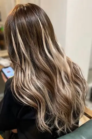 ロング カラー 💎ルフレ歌舞伎町 💎プルエクステのヘアスタイル