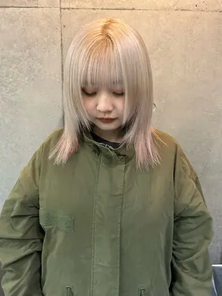 ミディアム カラー レイヤーカット/ルー ツカラー/EMIRIのヘアスタイル