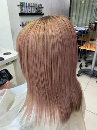 セミロング カラー どんな髪の悩みも解決 します✨田嶋俊一✨のヘアスタイル