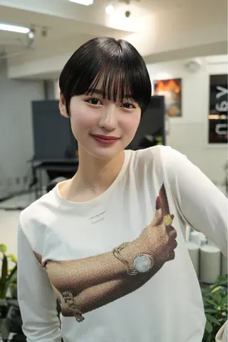 ショート ハイトーンカラー/ さらさのヘアスタイル