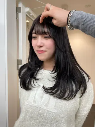 ロング カラー レイヤー/ショート/ ボブ/レイヤー横浜のヘアスタイル
