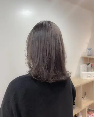 ミディアム 髪質改善/艶カラー 🤍mizueのヘアスタイル