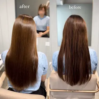 カラー 美髪縮毛矯正／ 髪質改善／海月のヘアスタイル