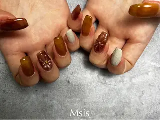 ネイル Msis nail salon 西宮北口 南口店【エムシス】所属・Msis  南口店 yukaのネイルデザイン