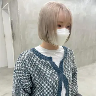 ショート カラー yiye 青山所属・無料カットモデル募集 🌱ひょうがのヘアスタイル