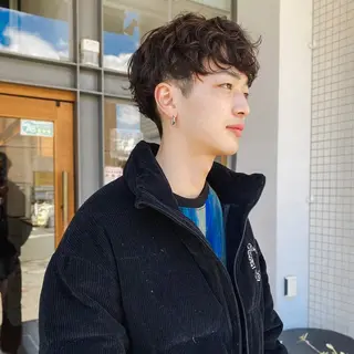 パーマ メンズ 栄/矢場町 三井太朗のヘアスタイル