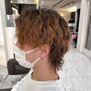 パーマ メンズ アグヘアーシータ所属・🤩メンズカット/ パーマ山本🤩のヘアスタイル