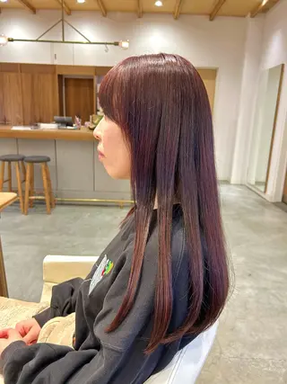 ロング カラー fulam所属・佐藤悠生/郡山 メンズカット．パーマのヘアスタイル