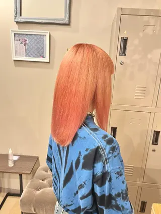 セミロング カラー S.BLOOM 川崎 翔哉のヘアスタイル