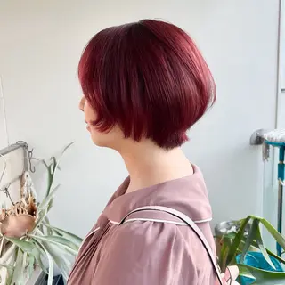 ショート カラー 艶カラー🫧 猿渡 響のヘアスタイル