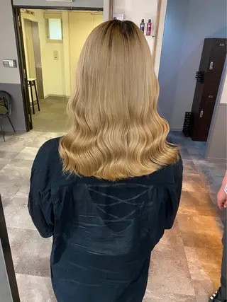 ミディアム カラー 天王寺/阿倍野 tocca rieのヘアスタイル