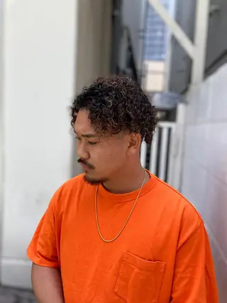 ショート パーマ メンズ メンズ特化 TAKUYAのヘアスタイル