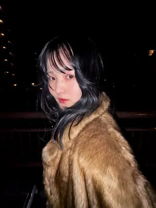 カラー 武石 優愛のヘアスタイル
