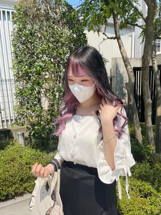 セミロング カラー ヘアアレンジ 柔らかカラー/ レイヤーYUTO🧋のヘアスタイル