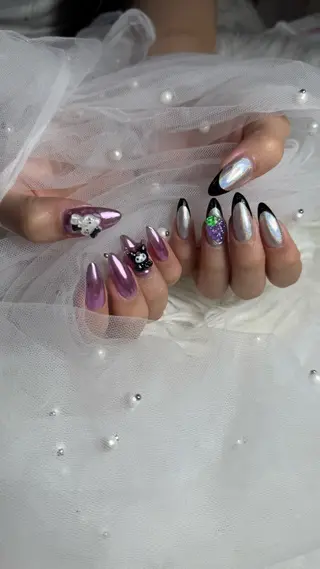 セミロング 中田 愛唯のネイルデザイン
