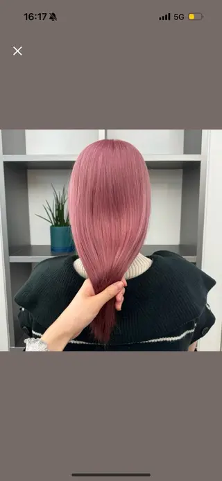 ロング カラー 🌼動き×透明感🩵 ハイトーン/ナナのヘアスタイル