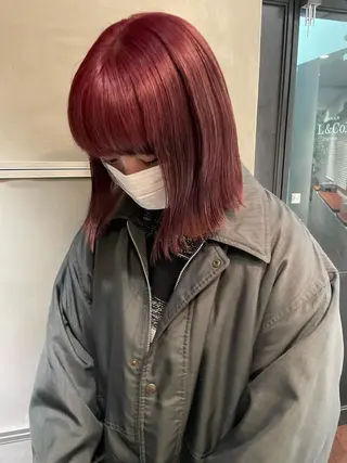 ミディアム カラー classic 新横浜所属・大人girly🛋️ 🤍yukakoのヘアスタイル