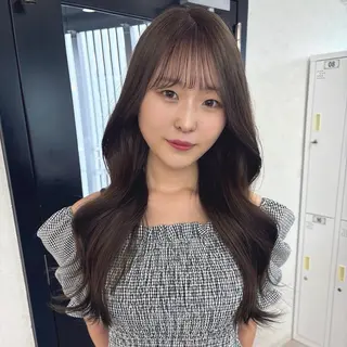 ロング カラー 🎀暖色カラー🎀 hina🫧のヘアスタイル